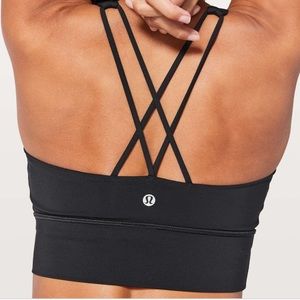Lululemon Free to Be Longline sports bra black
